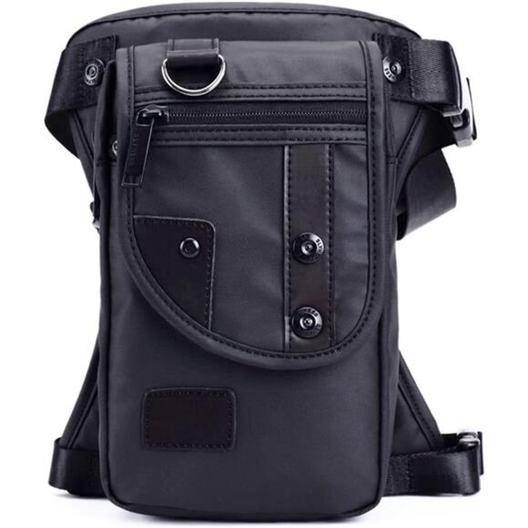 Oxford Leg Bag for Men Motorcycle Riding Women Fanny Pack Outdoor Travel Hip Bag